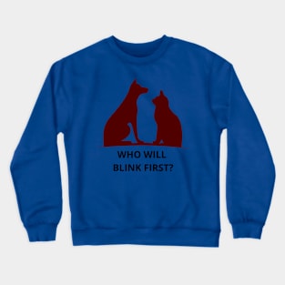 Dog and cat. Crewneck Sweatshirt